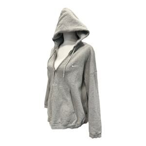 Nike Vintage Y2K Classic Zip Up Hoodie in Gray